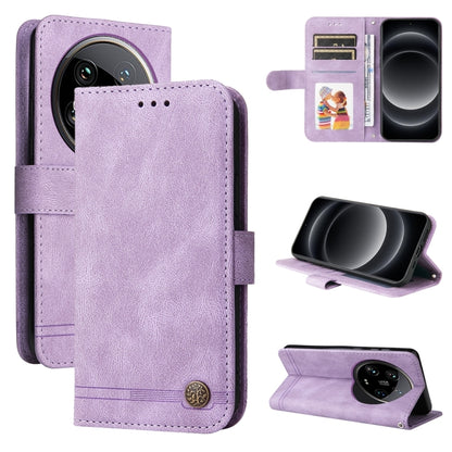 Skin Feel Life Tree Metal Button Leather Phone Case, For Xiaomi Redmi K70E, For Xiaomi 14 Ultra, For Xiaomi 14 Pro, For Xiaomi 14