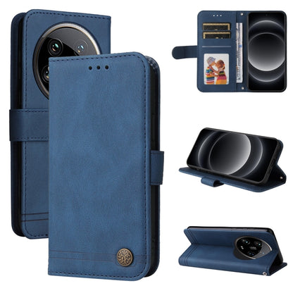 Skin Feel Life Tree Metal Button Leather Phone Case, For Xiaomi Redmi K70E, For Xiaomi 14 Ultra, For Xiaomi 14 Pro, For Xiaomi 14
