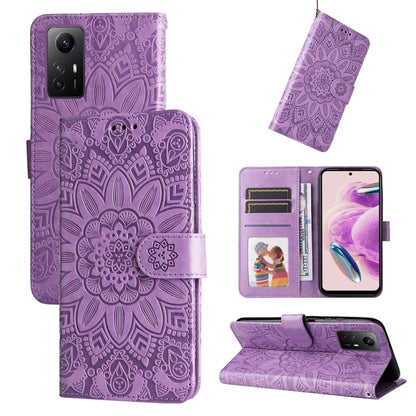 Embossed Sunflower Leather Phone Case, For Xiaomi Redmi K70 / K70 Pro, For Xiaomi Redmi Poco F5, For Xiaomi Redmi K60 / K60 Pro, For Xiaomi Redmi Note 12S 4G