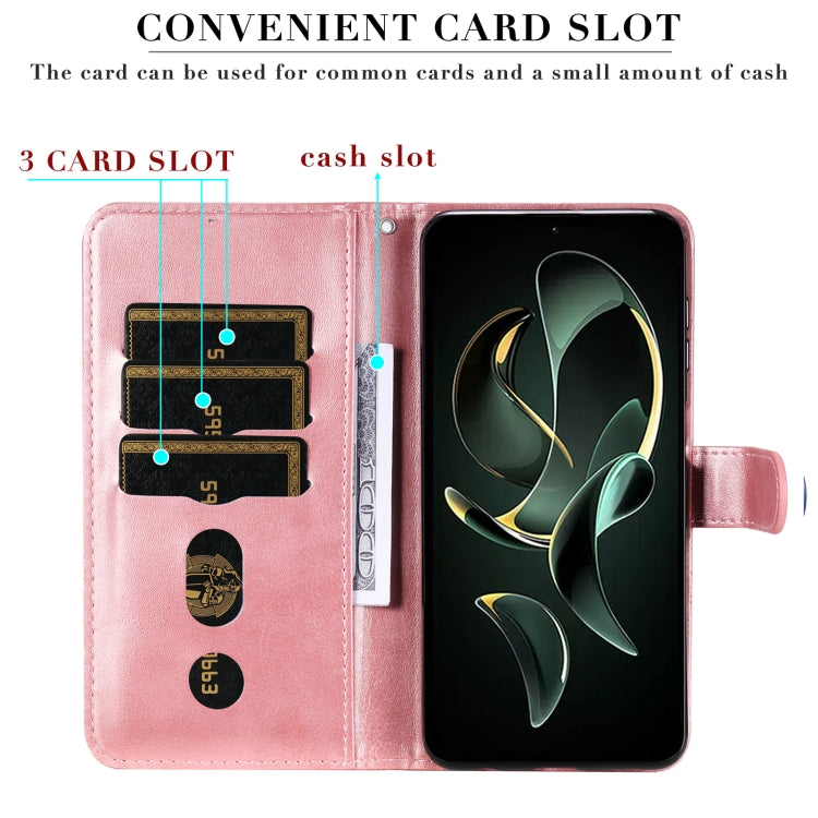 Calf Texture Zipper Leather Phone Case, For Xiaomi 13T / Redmi K60 Ultra, For Xiaomi Redmi Poco F5, For Xiaomi Redmi K60 / K60 Pro, For Xiaomi Redmi Note 12S 4G