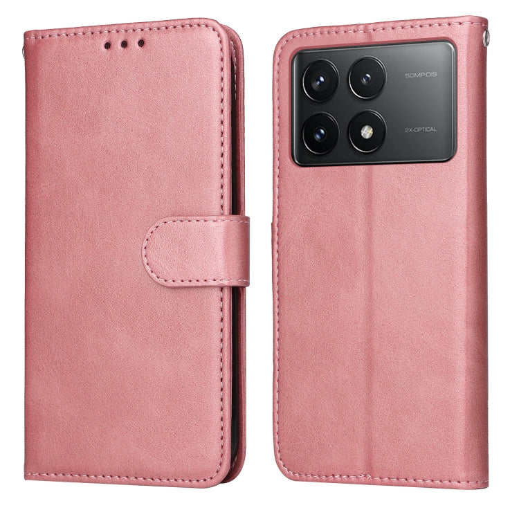 Classic Calf Texture Flip Leather Phone Case, For Xiaomi 13T / Redmi K60 Ultra, For Xiaomi Redmi K70 / K70 Pro, For Xiaomi Redmi Poco F5, For Xiaomi Redmi K60 / K60 Pro
