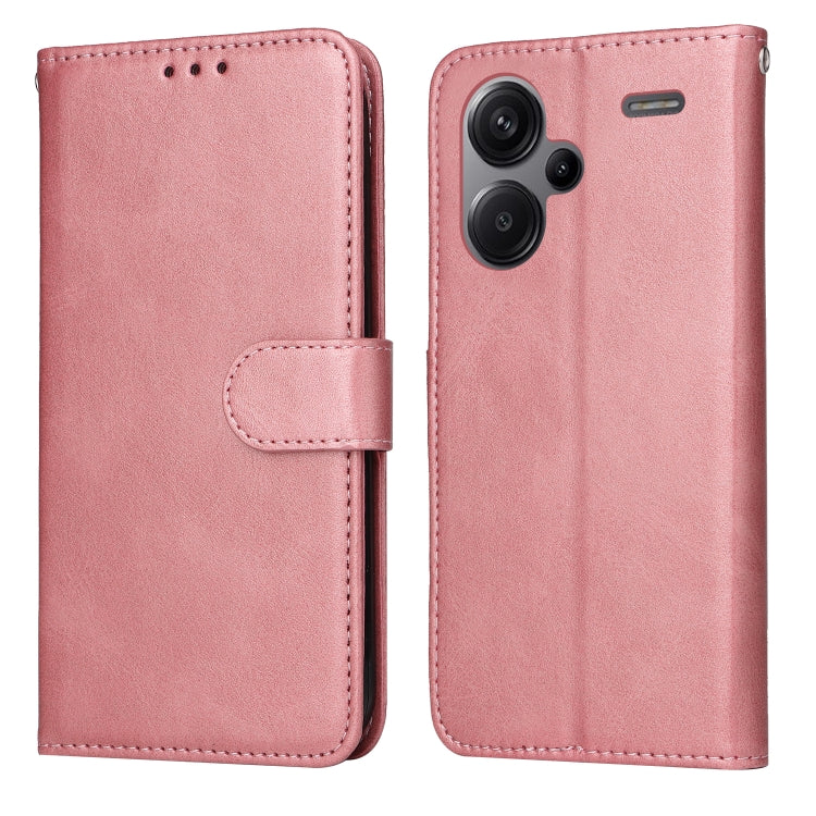 Classic Calf Texture Flip Leather Phone Case, For Xiaomi Redmi Note13 5G Global, For Xiaomi Redmi 13C 4G, For Xiaomi Redmi Note13 Pro+ 5G Global, For Xiaomi Redmi Note13 Pro 5G Global