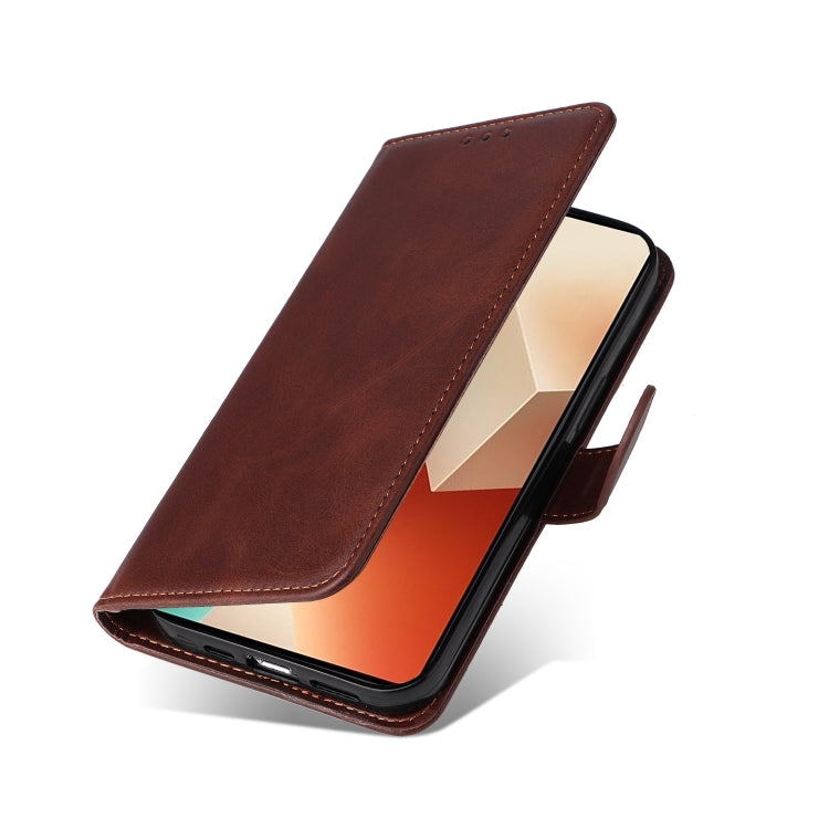 Classic Calf Texture Flip Leather Phone Case, For Xiaomi Redmi Note13 5G Global, For Xiaomi Redmi 13C 4G, For Xiaomi Redmi Note13 Pro+ 5G Global, For Xiaomi Redmi Note13 Pro 5G Global