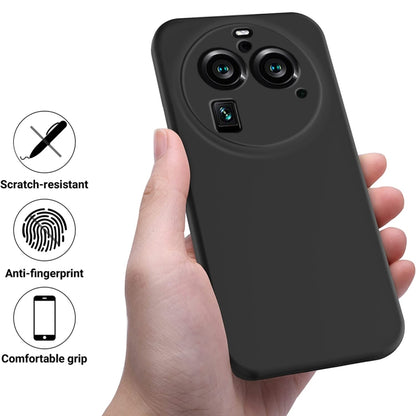Solid Color Liquid Silicone Dropproof Full Coverage Phone Case, For OPPO Find X6 Pro, For OPPO Reno8 4G