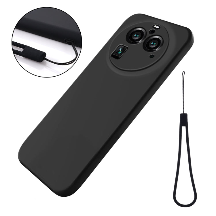 Solid Color Liquid Silicone Dropproof Full Coverage Phone Case, For OPPO Find X6 Pro, For OPPO Reno8 4G