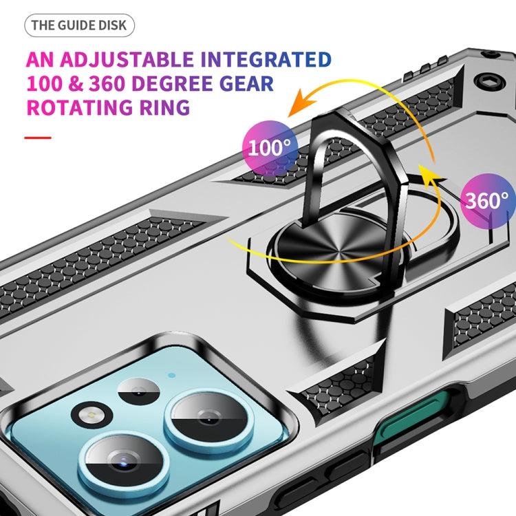 Shockproof TPU + PC Phone Case with Holder, For Xiaomi Redmi Note 12 4G Global