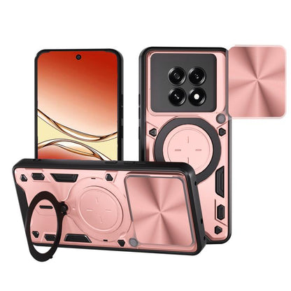 CD Texture Sliding Camshield Magnetic Holder Phone Case, For OPPO F29 Pro 5G Global, For OPPO F29 5G Global, For OPPO A5 Pro 5G Global, For OPPO Find X8