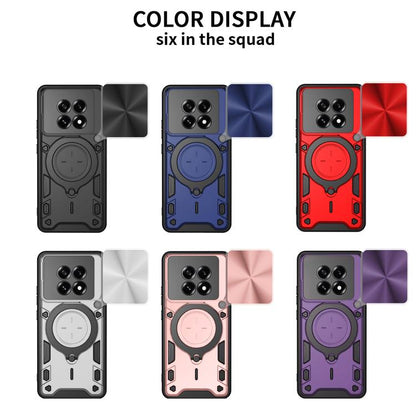 CD Texture Sliding Camshield Magnetic Holder Phone Case, For OPPO F29 Pro 5G Global, For OPPO F29 5G Global, For OPPO A5 Pro 5G Global, For OPPO Find X8