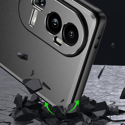 Frosted Metal Phone Case, For OPPO Find X8, For OPPO Reno10 Pro+, For OPPO Reno10 Pro, For OPPO Reno10, For OPPO Find X8 Pro