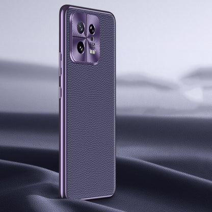Litchi Texture Genuine Leather Phone Case, For Xiaomi 13 Ultra, For Xiaomi Redmi K60 Ultra, For Xiaomi Redmi K60 Pro, For Xiaomi Redmi K60, For Xiaomi 13 Pro, For Xiaomi 13