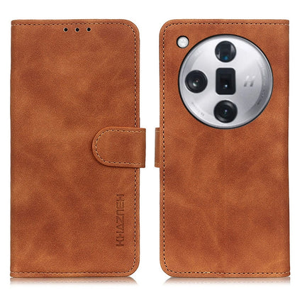KHAZNEH Retro Texture Flip Leather Phone Case, For OPPO Reno11 5G Global, For OPPO Find X7 Pro / Find X7 Ultra, For OPPO Reno11 Pro 5G Global, For OPPO A38 4G, For OPPO A1 5G