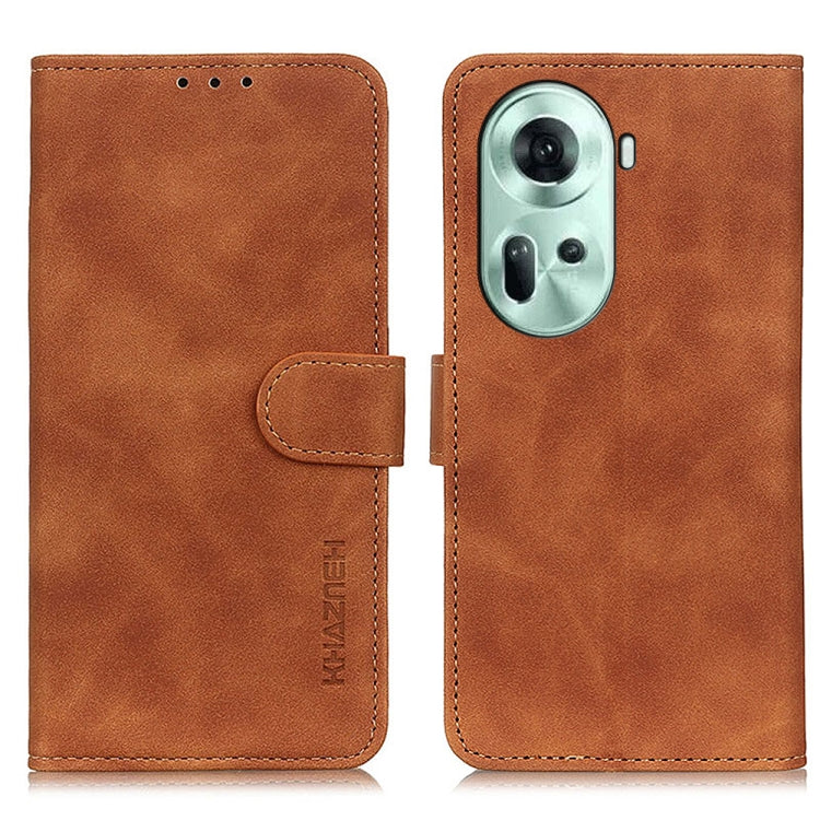 KHAZNEH Retro Texture Flip Leather Phone Case, For OPPO Reno11 5G Global, For OPPO Find X7 Pro / Find X7 Ultra, For OPPO Reno11 Pro 5G Global, For OPPO A38 4G, For OPPO A1 5G