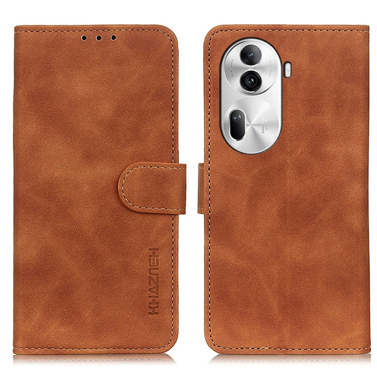 KHAZNEH Retro Texture Flip Leather Phone Case, For OPPO Reno11 5G Global, For OPPO Find X7 Pro / Find X7 Ultra, For OPPO Reno11 Pro 5G Global, For OPPO A38 4G, For OPPO A1 5G
