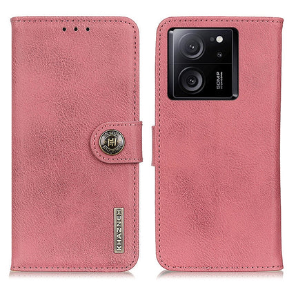 KHAZNEH Cowhide Texture Flip Leather Phone Case, For Xiaomi Redmi Note 13 5G Global, For Xiaomi Redmi Note 13 Pro+, For Xiaomi 13T 5G / Redmi K60 Ultra 5G, For Xiaomi Redmi 12 4G, For Xiaomi Redmi Note 12S 4G