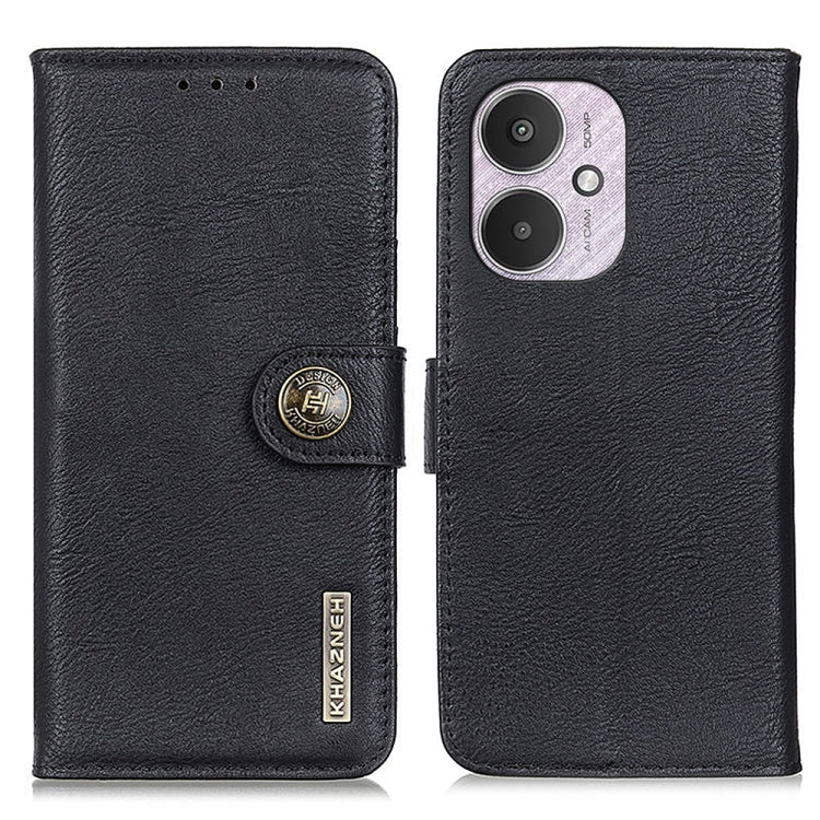 KHAZNEH Cowhide Texture Flip Leather Phone Case, For Xiaomi Poco F6 / Redmi Turbo 3, For Xiaomi Poco F6 Pro, For Xiaomi Redmi K70 5G / K70 Pro 5G, For Xiaomi Redmi Note 13 Pro 4G/Poco M6 Pro 4G, For Xiaomi Redmi 13C, For Xiaomi Redmi Note 13 4G