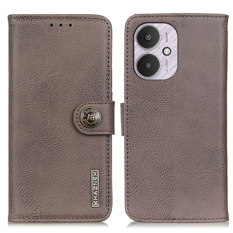 KHAZNEH Cowhide Texture Flip Leather Phone Case, For Xiaomi Poco F6 / Redmi Turbo 3, For Xiaomi Poco F6 Pro, For Xiaomi Redmi K70 5G / K70 Pro 5G, For Xiaomi Redmi Note 13 Pro 4G/Poco M6 Pro 4G, For Xiaomi Redmi 13C, For Xiaomi Redmi Note 13 4G