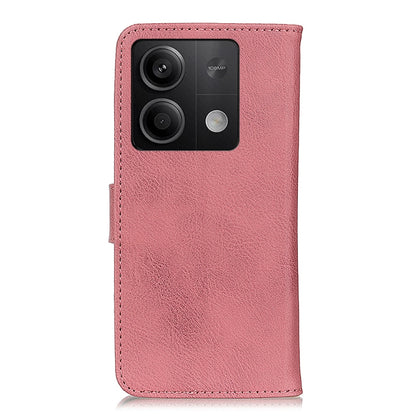 KHAZNEH Cowhide Texture Flip Leather Phone Case, For Xiaomi Redmi Note 13 5G Global, For Xiaomi Redmi Note 13 Pro+, For Xiaomi 13T 5G / Redmi K60 Ultra 5G, For Xiaomi Redmi 12 4G, For Xiaomi Redmi Note 12S 4G