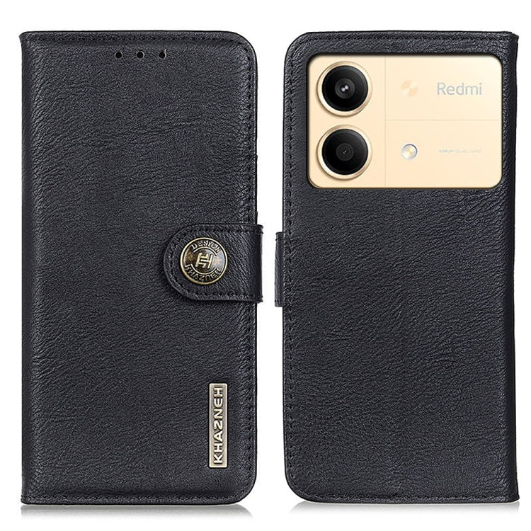 KHAZNEH Cowhide Texture Flip Leather Phone Case, For Xiaomi Poco X6 Pro 5G/Redmi K70E, For Xiaomi Redmi Note 13R Pro, For Xiaomi Redmi Note 13 Pro 5G/Poco X6, For Xiaomi 14 Ultra, For Xiaomi 14 Pro, For Xiaomi 14