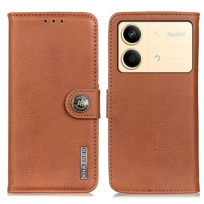 KHAZNEH Cowhide Texture Flip Leather Phone Case, For Xiaomi Poco X6 Pro 5G/Redmi K70E, For Xiaomi Redmi Note 13R Pro, For Xiaomi Redmi Note 13 Pro 5G/Poco X6, For Xiaomi 14 Ultra, For Xiaomi 14 Pro, For Xiaomi 14