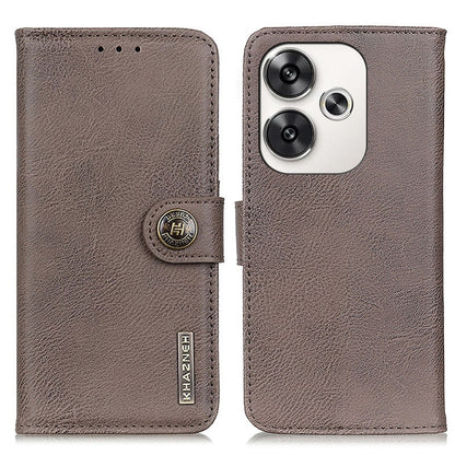 KHAZNEH Cowhide Texture Flip Leather Phone Case, For Xiaomi Poco F6 / Redmi Turbo 3, For Xiaomi Poco F6 Pro, For Xiaomi Redmi K70 5G / K70 Pro 5G, For Xiaomi Redmi Note 13 Pro 4G/Poco M6 Pro 4G, For Xiaomi Redmi 13C, For Xiaomi Redmi Note 13 4G