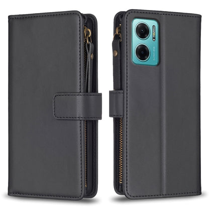 9 Card Slots Zipper Wallet Leather Flip Phone Case, For Xiaomi 13, For Xiaomi 12T / 12T Pro, For Xiaomi 12 Lite, For Xiaomi Redmi 10 5G