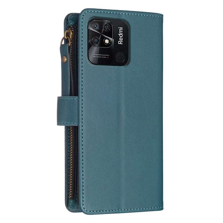 9 Card Slots Zipper Wallet Leather Flip Phone Case, For Xiaomi Redmi 10C, For Xiaomi 12 Pro, For Xiaomi 12, For Xiaomi Redmi Note 11 Pro