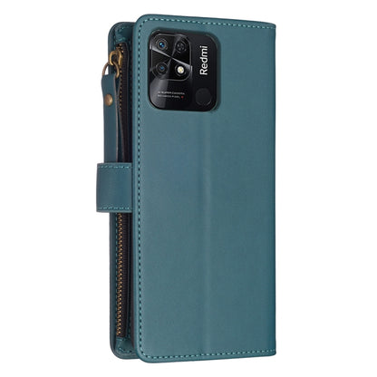 9 Card Slots Zipper Wallet Leather Flip Phone Case, For Xiaomi Redmi 10C, For Xiaomi 12 Pro, For Xiaomi 12, For Xiaomi Redmi Note 11 Pro