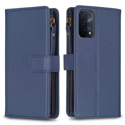 9 Card Slots Zipper Wallet Leather Flip Phone Case, For OPPO A94 5G / F19 Pro+ / Reno5 Z 5G, For OPPO A74 5G / A93 5G / A54 5G, For OPPO A74 4G / F19 4G, For OPPO A92 / A72 / A52