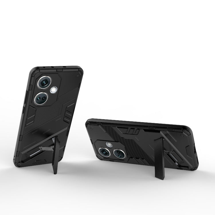 Punk Armor 2 in 1 PC + TPU Phone Case with Holder, For OnePlus Nord CE3 5G Global, For OnePlus Ace 2V