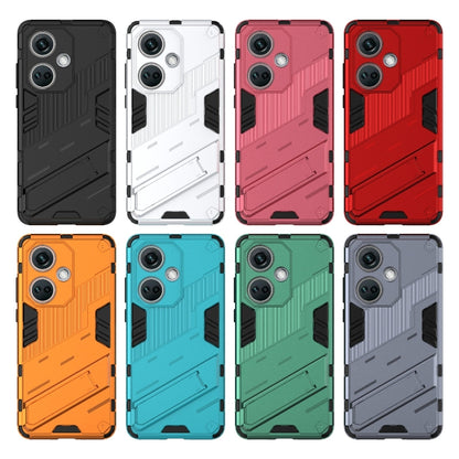 Punk Armor 2 in 1 PC + TPU Phone Case with Holder, For OnePlus Nord CE3 5G Global, For OnePlus Ace 2V