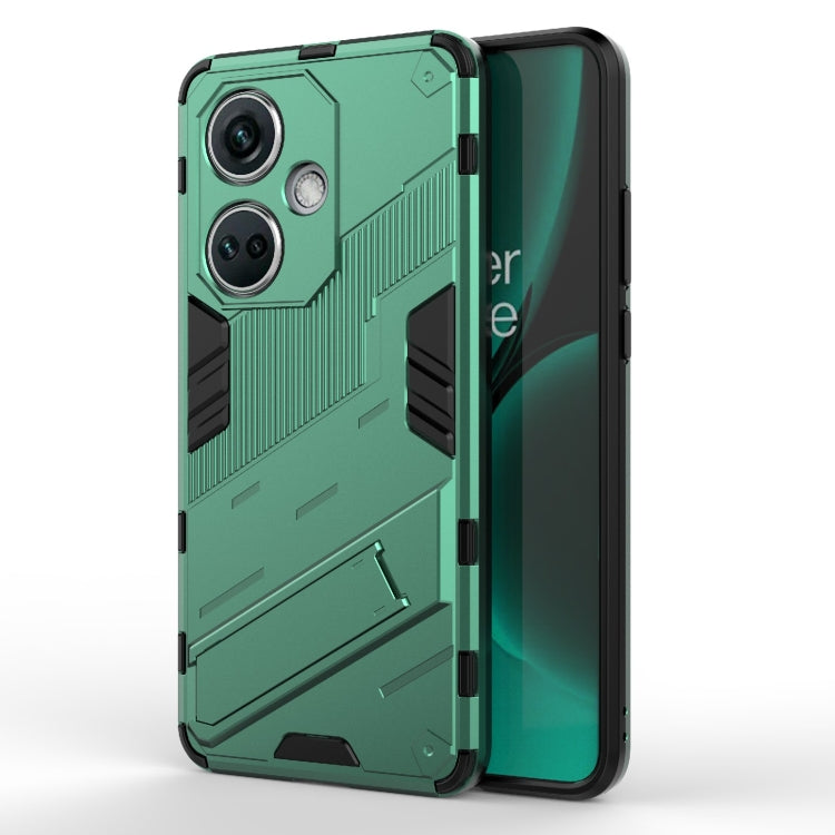 Punk Armor 2 in 1 PC + TPU Phone Case with Holder, For OnePlus Nord CE3 5G Global, For OnePlus Ace 2V