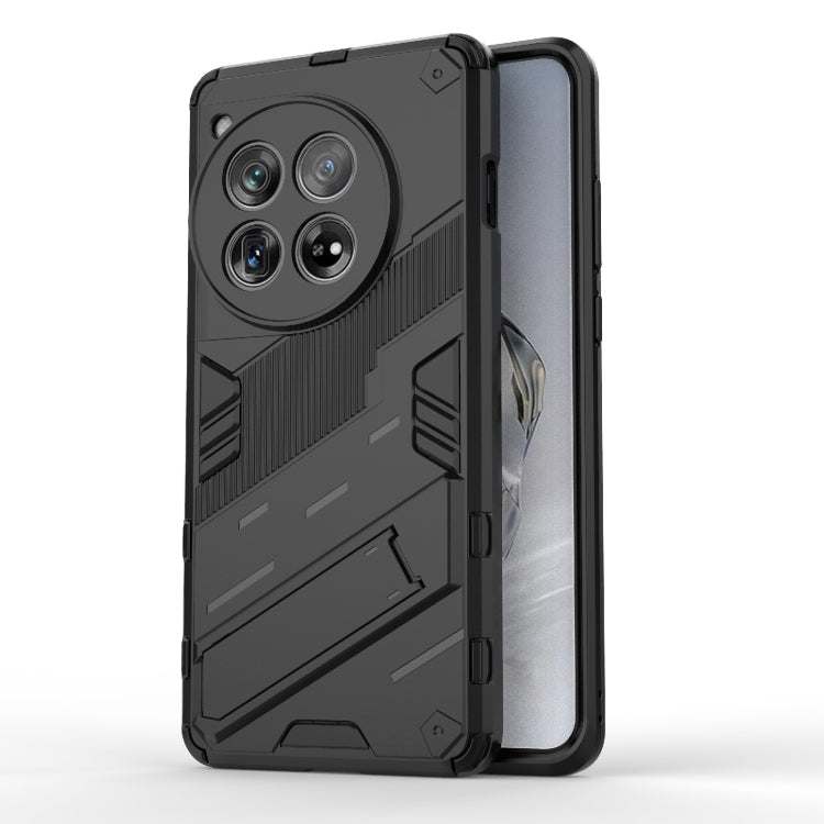 Punk Armor 2 in 1 PC + TPU Phone Case with Holder, For OnePlus Ace 3 5G, For OnePlus 12 5G, For OnePlus Ace 2 Pro