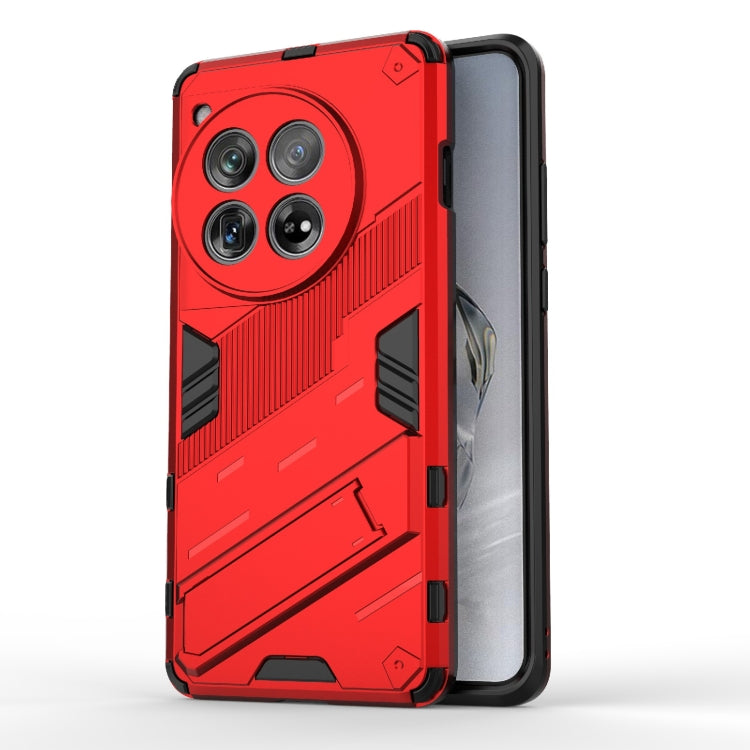 Punk Armor 2 in 1 PC + TPU Phone Case with Holder, For OnePlus Ace 3 5G, For OnePlus 12 5G, For OnePlus Ace 2 Pro