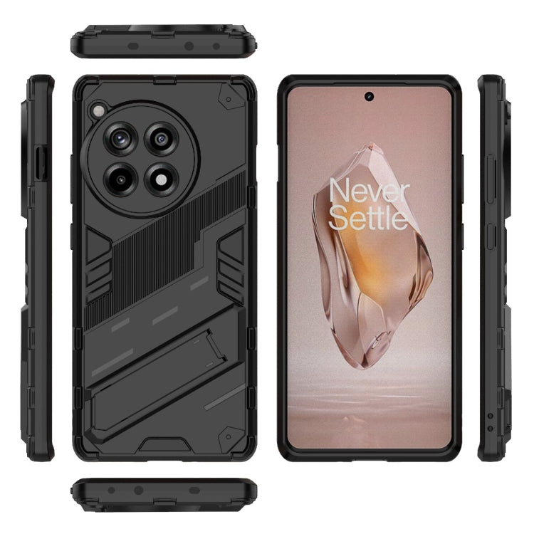 Punk Armor 2 in 1 PC + TPU Phone Case with Holder, For OnePlus Ace 3 5G, For OnePlus 12 5G, For OnePlus Ace 2 Pro
