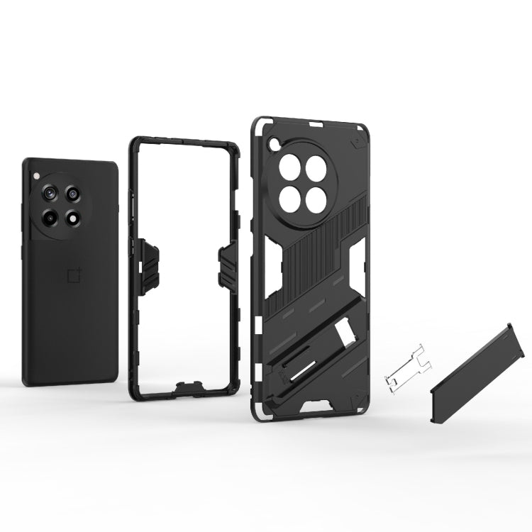 Punk Armor 2 in 1 PC + TPU Phone Case with Holder, For OnePlus Ace 3 5G, For OnePlus 12 5G, For OnePlus Ace 2 Pro