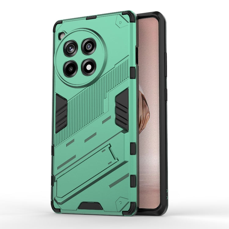Punk Armor 2 in 1 PC + TPU Phone Case with Holder, For OnePlus Ace 3 5G, For OnePlus 12 5G, For OnePlus Ace 2 Pro