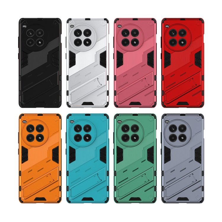 Punk Armor 2 in 1 PC + TPU Phone Case with Holder, For OnePlus Ace 3 Pro 5G, For OnePlus Ace 3V, For OnePlus Nord CE4 5G Global
