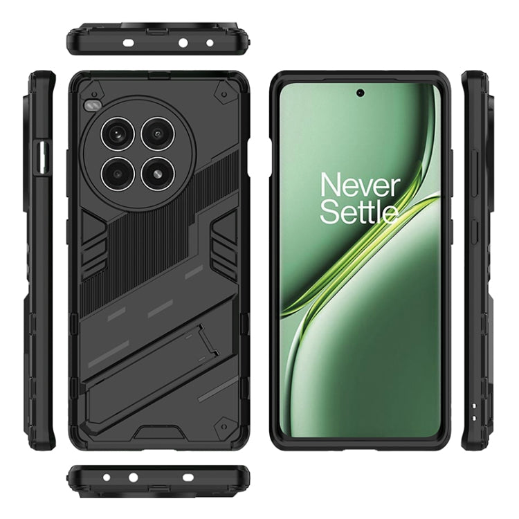 Punk Armor 2 in 1 PC + TPU Phone Case with Holder, For OnePlus Ace 3 Pro 5G, For OnePlus Ace 3V, For OnePlus Nord CE4 5G Global
