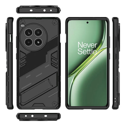 Punk Armor 2 in 1 PC + TPU Phone Case with Holder, For OnePlus Ace 3 Pro 5G, For OnePlus Ace 3V, For OnePlus Nord CE4 5G Global