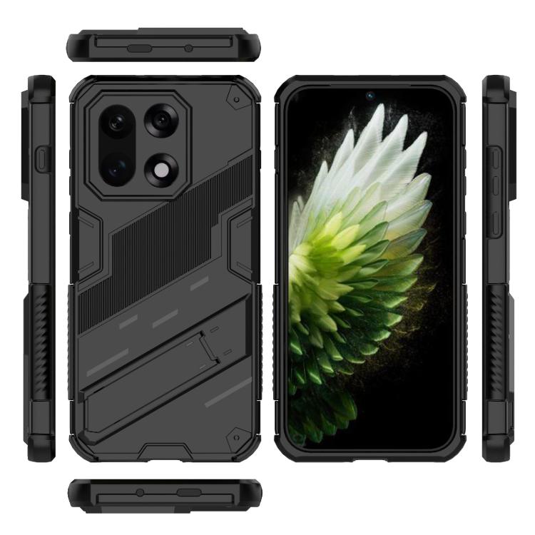 Punk Armor 2 in 1 PC + TPU Phone Case with Holder, For OnePlus 15, For OnePlus Ace 5, For OnePlus Nord 4 5G Global