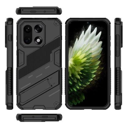 Punk Armor 2 in 1 PC + TPU Phone Case with Holder, For OnePlus 15, For OnePlus Ace 5, For OnePlus Nord 4 5G Global