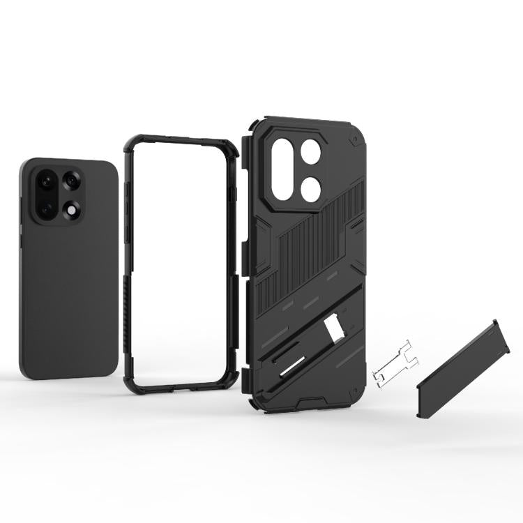 Punk Armor 2 in 1 PC + TPU Phone Case with Holder, For OnePlus 15, For OnePlus Ace 5, For OnePlus Nord 4 5G Global