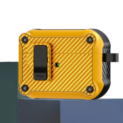 Carbon Fiber Magnetic Automatic Switch Earphone Protective Case, For AirPods 4, For AirPods Pro 2, For AirPods 3, For AirPods Pro