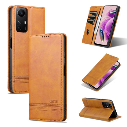 AZNS Magnetic Calf Texture Flip Leather Phone Case, For Xiaomi Redmi K60 Ultra/Mi 13T/13T Pro, For Xiaomi Redmi K70/K70 Pro, For Xiaomi Redmi 12 4G, For Xiaomi Redmi Note 12S