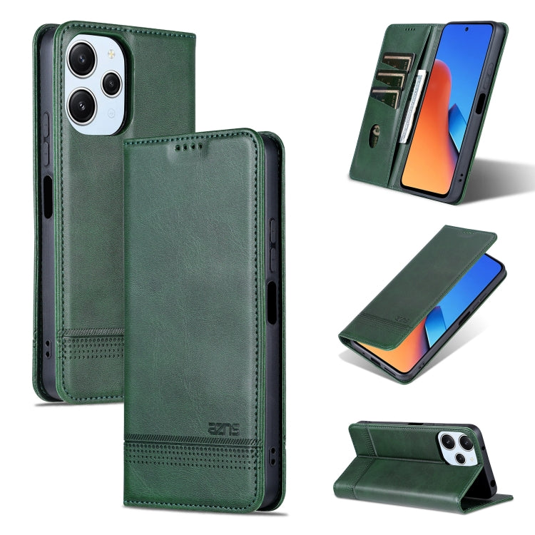 AZNS Magnetic Calf Texture Flip Leather Phone Case, For Xiaomi Redmi K60 Ultra/Mi 13T/13T Pro, For Xiaomi Redmi K70/K70 Pro, For Xiaomi Redmi 12 4G, For Xiaomi Redmi Note 12S