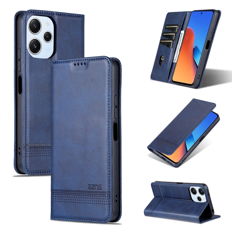 AZNS Magnetic Calf Texture Flip Leather Phone Case, For Xiaomi Redmi K60 Ultra/Mi 13T/13T Pro, For Xiaomi Redmi K70/K70 Pro, For Xiaomi Redmi 12 4G, For Xiaomi Redmi Note 12S