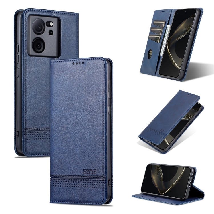 AZNS Magnetic Calf Texture Flip Leather Phone Case, For Xiaomi Redmi K60 Ultra/Mi 13T/13T Pro, For Xiaomi Redmi K70/K70 Pro, For Xiaomi Redmi 12 4G, For Xiaomi Redmi Note 12S