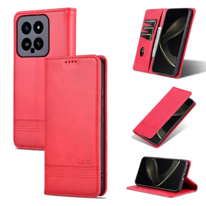 AZNS Magnetic Calf Texture Flip Leather Phone Case, For Xiaomi 14 Ultra, For Xiaomi Redmi 13C / Poco C65, For Xiaomi 14 Pro, For Xiaomi 14