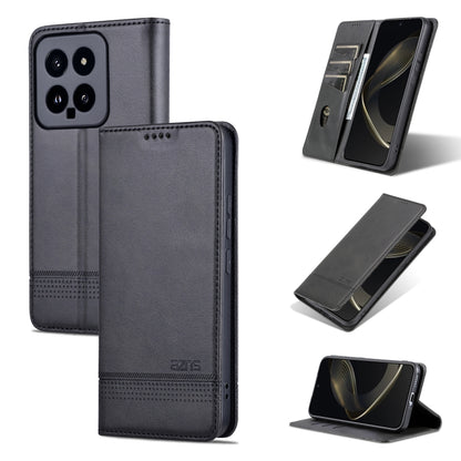 AZNS Magnetic Calf Texture Flip Leather Phone Case, For Xiaomi 14 Ultra, For Xiaomi Redmi 13C / Poco C65, For Xiaomi 14 Pro, For Xiaomi 14