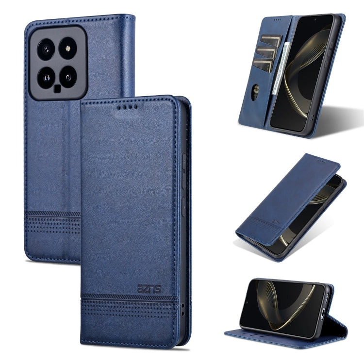 AZNS Magnetic Calf Texture Flip Leather Phone Case, For Xiaomi 14 Ultra, For Xiaomi Redmi 13C / Poco C65, For Xiaomi 14 Pro, For Xiaomi 14